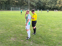 Bild: Marcus Voigt wird eingewechselt